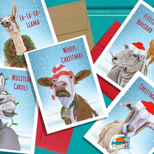 Paper House Artistic Christmas Greeting Card - Both Of You - View #3