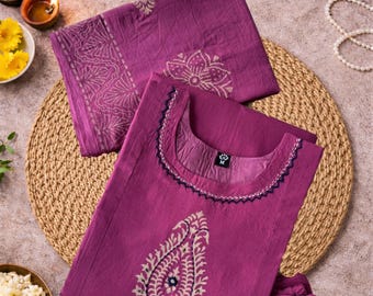 Designer ready to wear Pure Cotton |  kurta Pant set | Pakistani suit | Trending