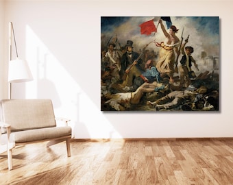 フランス革命アートキャンバスポスタープリント、ウジェーヌ