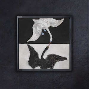 Hilma af Klint The Swans Poster Print Art,Famous Painting,Exhibition Poster print,The Swans Painting Print Art,Famous Wall Art,Modern Art