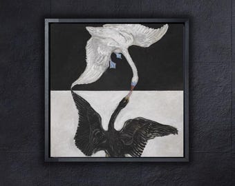 Hilma af Klint The Swans Art Print, Famous Painting Poster
