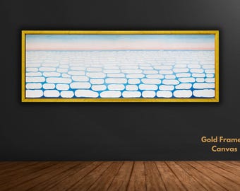 Georgia O'Keeffe Sky above Clouds IV Painting Print Art Canvas,Georgia O'Keeffe Canvas Wall Art,Reproduction print,Georgia O'Keeffe Poster