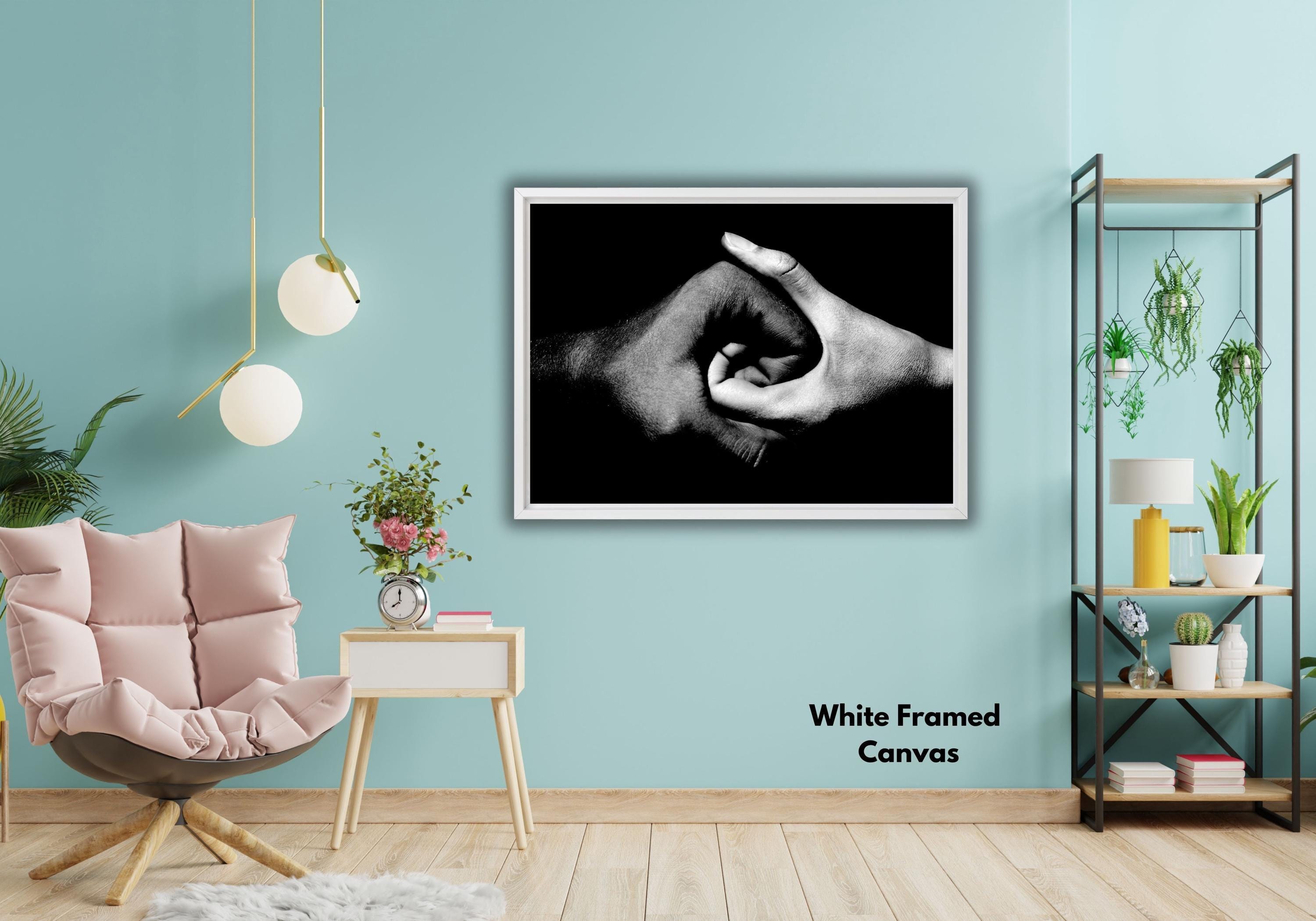 Wieco P1FL3-40120-BF - Stampa artistica incorniciata con fiori di