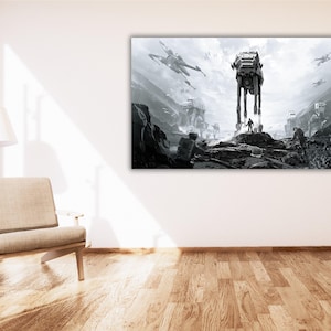 Starwars Movies Poster Art,Starwars Black White Art,Clone Wars,Starwars Wall Art,Darth Vader Fan Gift Darth Vader Poster,Kids Room Wall Deco