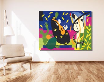 Henri Matisse Abstract Canvas Wall Art Print,Modern Reproduction Prints,Trendy Modern  Canvas Wall Art Decors,Expressionism Art Canvas Print