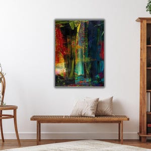 Gerhard Richter ABSTRAKTES BILD Canvas Art Poster Print,Gerhard Richter Artworks,Abstraktes Bild canvas wall art print,Modern Wall Art decor