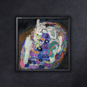 The Virgin by Gustav Klimt Poster Print Art,Gustav Klimt The Virgin Print,Famous Painting,Exhibition Poster Print,Famous Painting Print Art