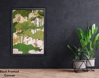 Japanese Frog Print Art,Japanese Frog poster,Japanese Wall Art Decor,Abstract Artworks,Vintage Poster Print,Japanese Wall Decor,Frog Print