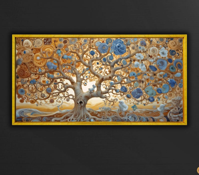 Gustav Klimt Tree of Life Art Poster/canvas Wall Art Print,reproduction ...