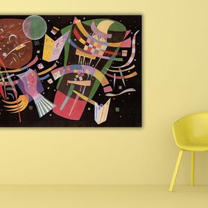 Wassily Kandinsky Composition X Poster Wall Art Print,Kandinsky Reproduction Print,Canvas Wall Art Decor,Office Wall Art,Modern Wall Art