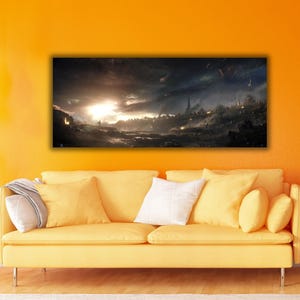 Avengers Endgame Captain America vs Thanos Army Poster/Canvas Wall Art,Avengers Endgame Poster Art Print,Avengers Endgame Painting Print art
