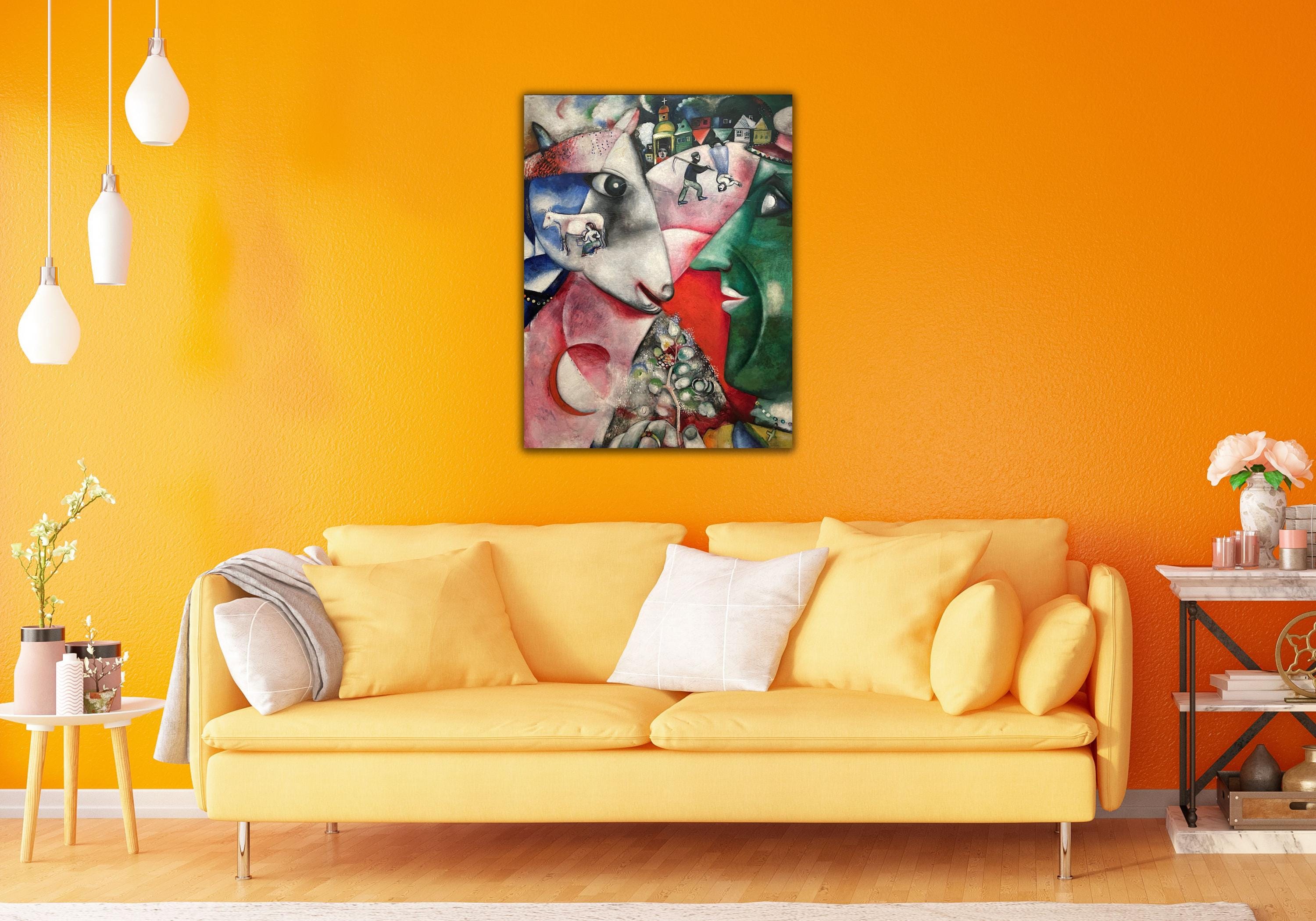 1art1 Marc Chagall Poster La Mariee Kunstdruk Reproductie 80x60 cm : Marc Chagall 1art1 Marc Chagall Poster La Mariee Kunstdruk Reproductie 80x60 cm : Marc Chagall