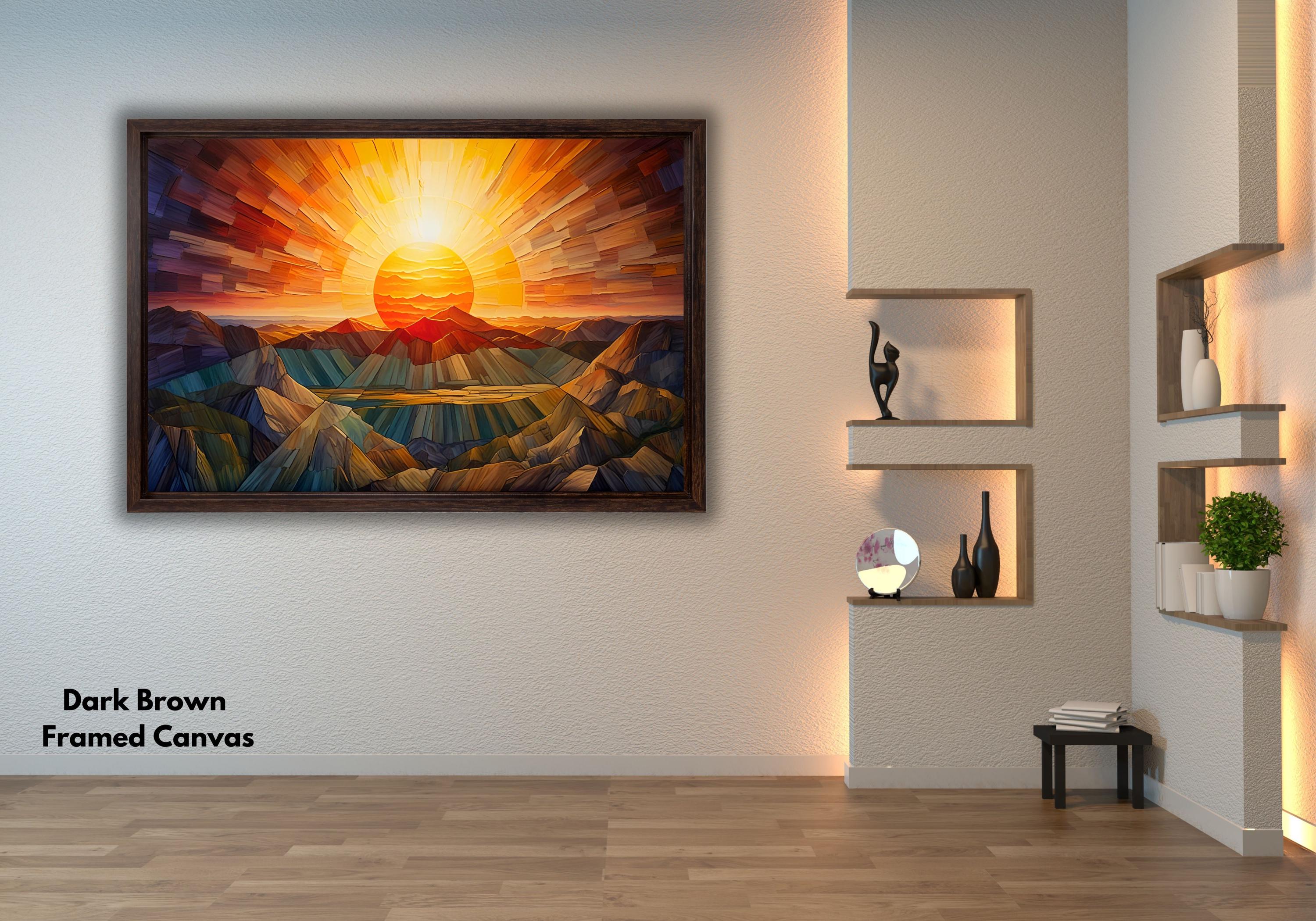 Quadro Su Tela Magnolia – Stampa Artistica Moderna Per Soggiorno, 80x160 Cm Senza Cornice