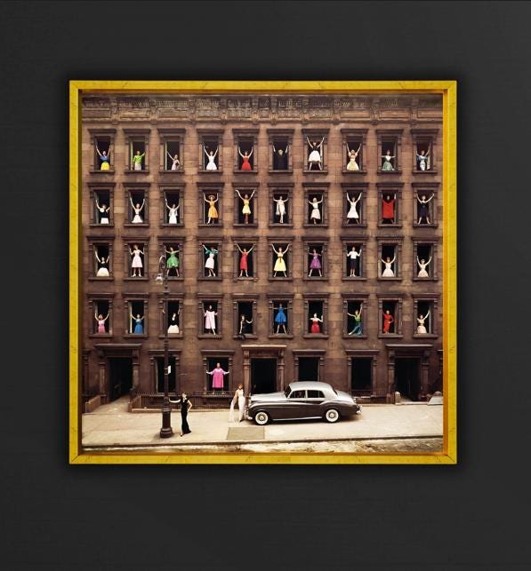 Ormond Gigli Girls in the Windows Poster/canvas Wall Art,ormond