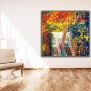 Gerhard Richter Clouds Art Poster/Canvas Art Print,Gerhard Richter Artworks,Abstraktes Bild canvas wall art print,Modern Wall Art decor