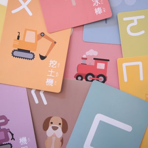 Tarjetas didácticas de BoPoMoFo