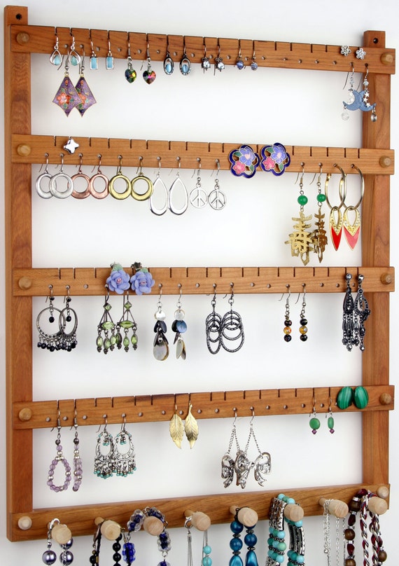 Organizador de joyas colgantes para aretes y collares Soporte de exhibición