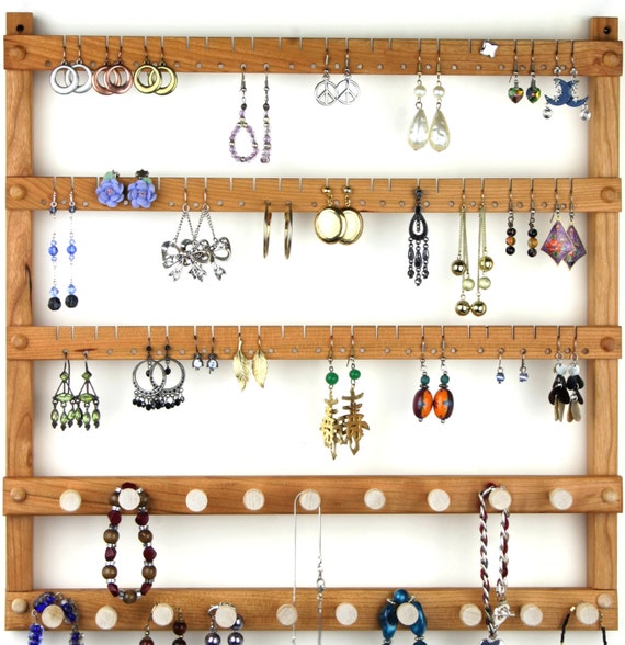de joyas para pared / Organizador de pendientes - Etsy España