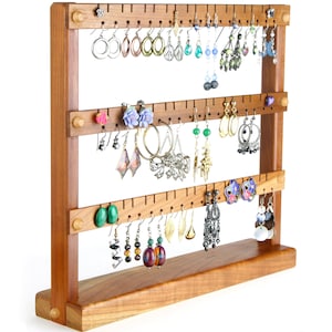 Pandahall Elite Earring Holder Organizer, 70 Holes Jewelry Display