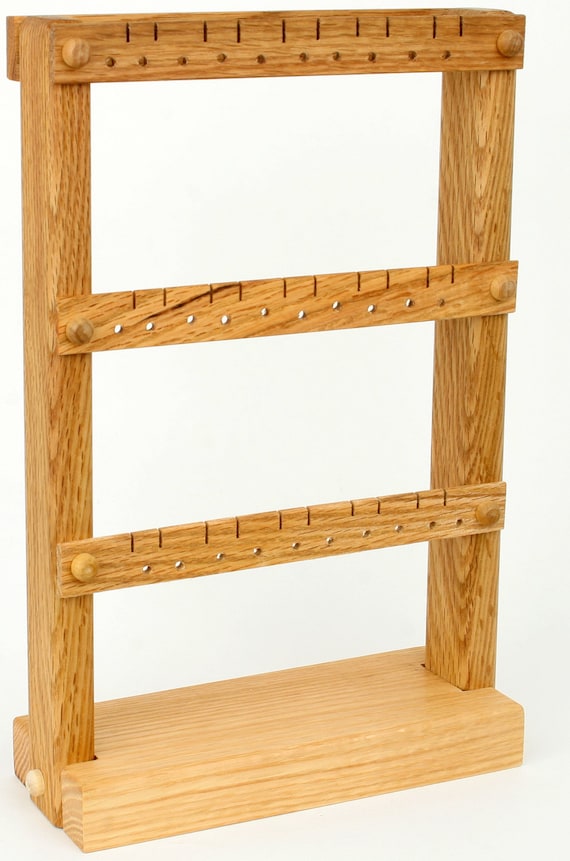MOOCA Espositore Per Collane In Legno Per 8 Collane, Espositore Per