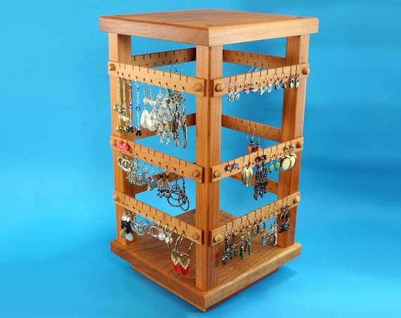 Spinning jewelry shop holder