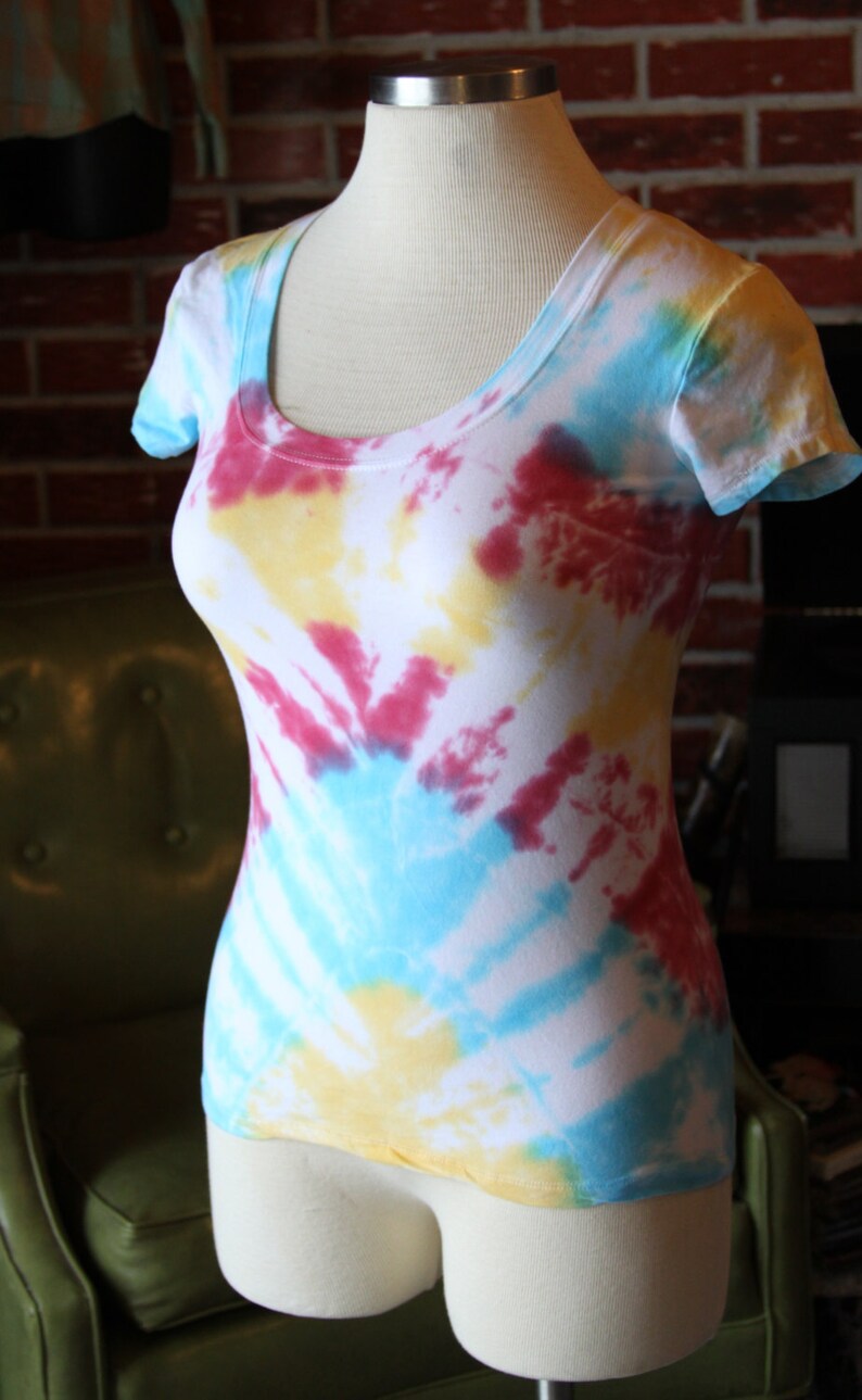 muted tie dye shirt