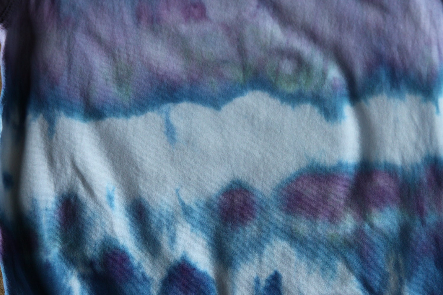 Soft Purple & Blue Watercolor Ice Dye Baby Onesie Size 24 Months - Etsy