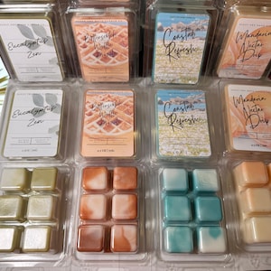 Pastillas de cera aromáticas de larga duración / Mezcla de parafina y soja para el hogar (70 g)