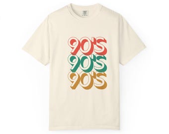 90's Retro T-Shirt, Born in the 90s, Rockin the 90s, Vintage Style Tee, Nostalgic Apparel, Casual Wear, 90s Party Top
