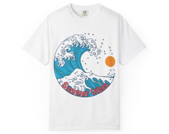 Sommer Vibes T-Shirt, Unisex Grafik-T-Shirt, Bademode, Geschenk für Ihn / Sie, Urlaubs Outfit, Surf Style Bekleidung