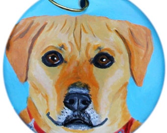 Personalized Hand Painted Shepherd Dog Ornament