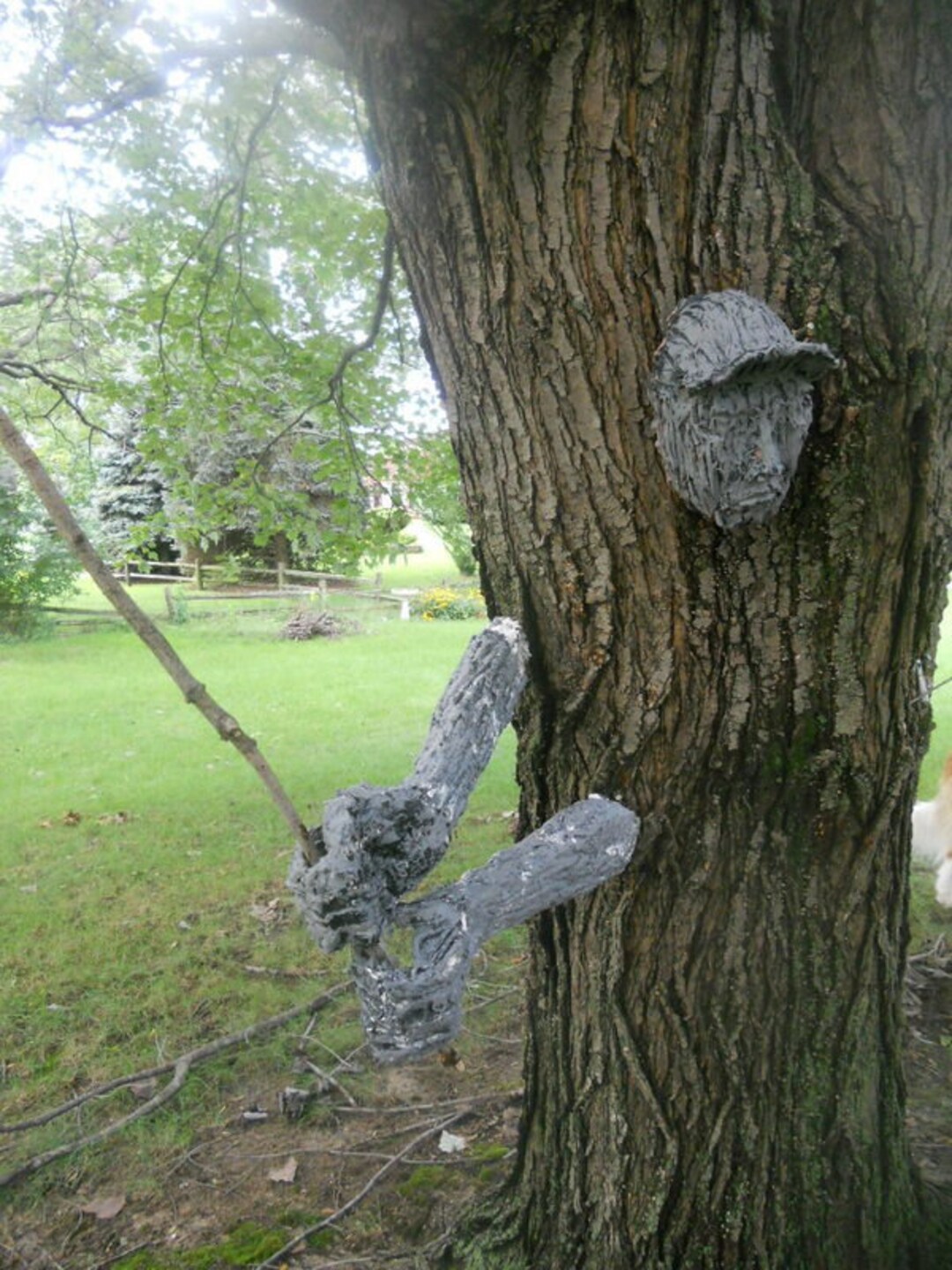 Tree Playing Baseball Hitter Tree Sculpture Outdoor Art Limited Edition ...