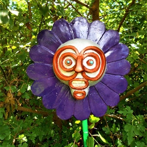 outdoor garden art contemporary design unique flower sculpture collectible lawn decorations home aoutdoor objet d&#39;artnd garden decor