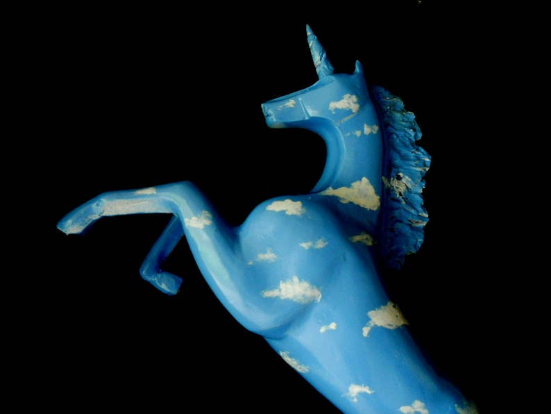 Hand Painted Unicorn Sculpture Limited Edition Collectible Etsy
