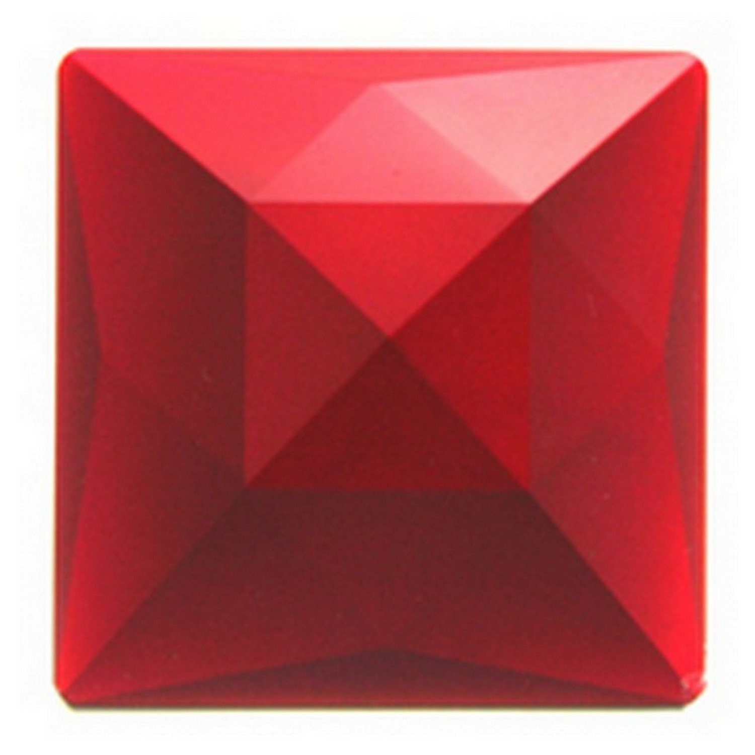 Glass Jewels 50mm Square Red By Stallings Stained Glass Etsy