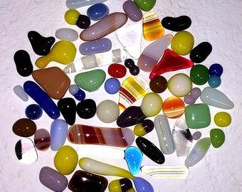 Fusión de vidrio - Garabatos de vidrio de 2 oz (globos y puntos) - 96 Coe de Stallings Stained Glass