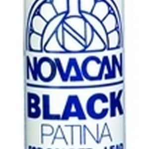 Materiales para vitrales. Pátina negra Novacan para plomo, 227 g (8 oz).