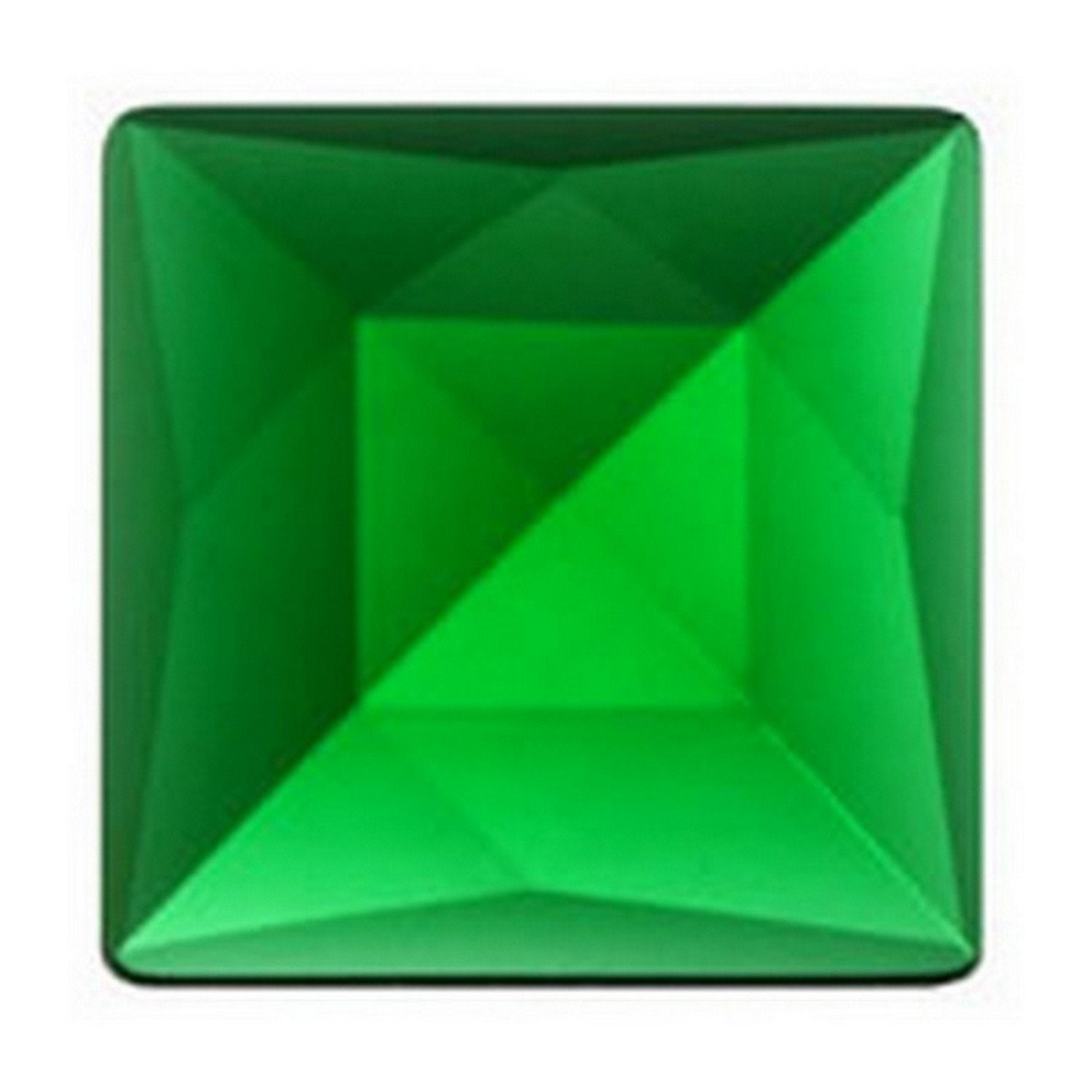 Glass Jewels 30mm Square Green By Stallings Stained Glass Etsy
