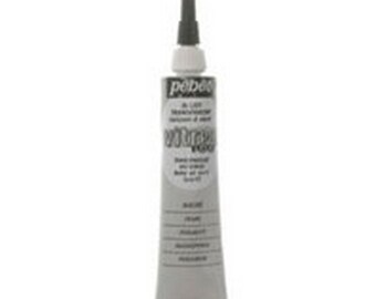 Pebeo Vitrea 160, Glass Paint Outliner, 20 ml Tube - Pearl By Stallings Stained Glass