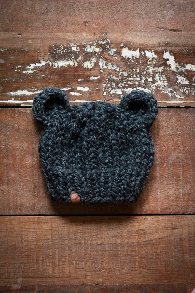 Newborn Baby Bear Hat Bear Ears Hat Baby Bear Knit Hat Baby Etsy