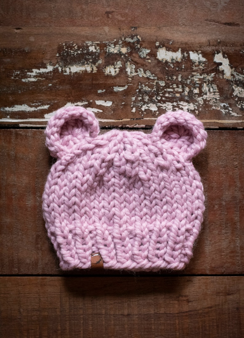 Newborn Baby Bear Hat Bear Ears Hat Baby Bear Knit Hat Baby Etsy