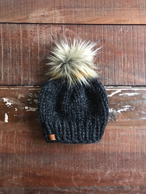 Baby Knit Hat Newborn Hat Chunky Knit 