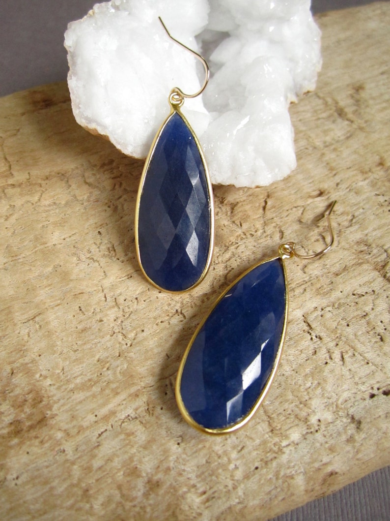 blue sapphire ear rings blue sapphire ear rings