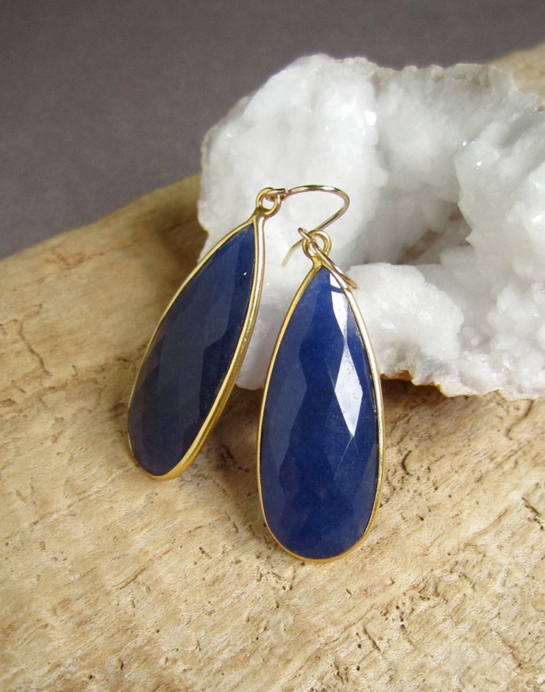 blue sapphire ear rings blue sapphire ear rings