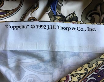 J.H. Thorp.  Designer Drapes Fabric Sets "Coppelia, and Savigny"