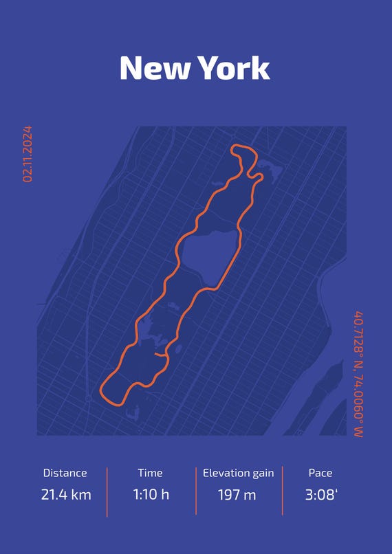 Strava First 10k Run Personalised Running Map Print Strava Art