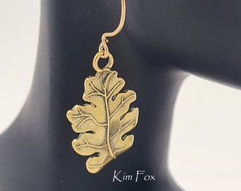 KFE33 Oak Leaf Earrings - Kim Fox Design