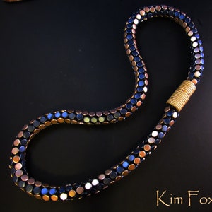 Kumihimo Pattern with Czech Button Beads - 3 variations Updated in 2023