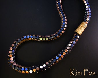 Kumihimo Pattern with Czech Button Beads - 3 variations Updated in 2023