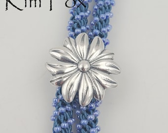 KF468 18mm Lariat and Bolo Front in Bronze and Sterling Silver